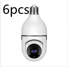 1080P WiFi Security Camera Bulb - 4X Zoom E27 Home 5GWiFi Alarm Monitor