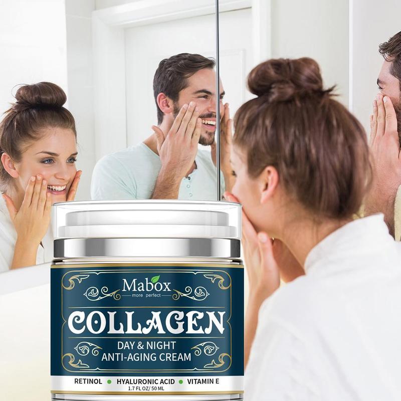 Collagen Anti-Aging Face Cream with SPF10 - Moisturizing Wrinkle Remover (50g)