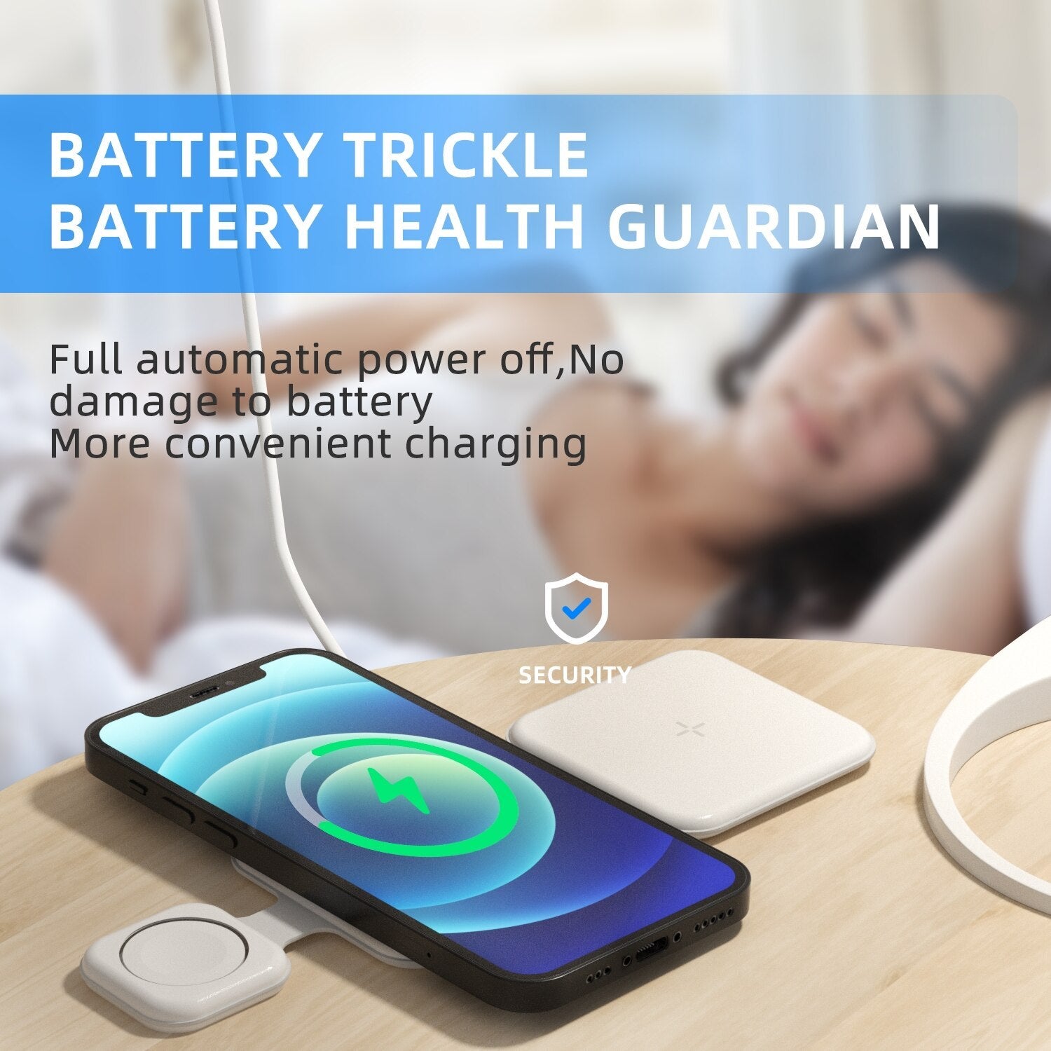 3 In 1 Magnetic Foldable Wireless Charger  Multi-device Charging Station - TechSavvy
