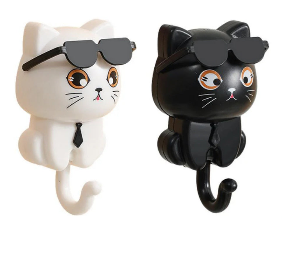 Creative Cat Headband Sunglasses | Cartoon Hook | Punch-free - Trendify