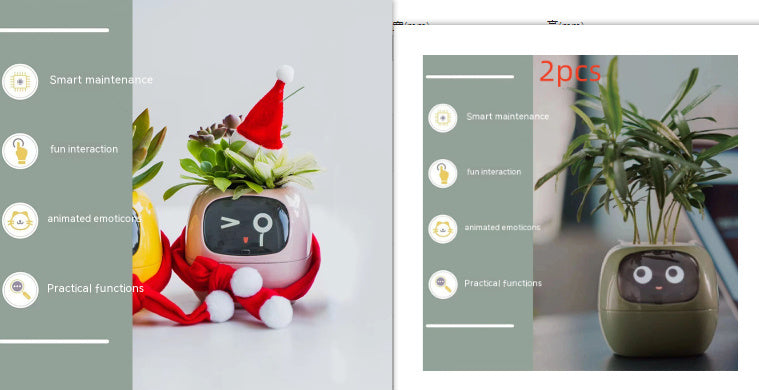 AI Smart Planter - 7 Sensors for Perfect Plant Care - GreenThumb