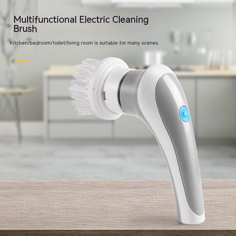 Electric Cleaning Brush 4 In 1 Spinning Scrubber - Portable & Powerful