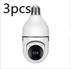 1080P WiFi Security Camera Bulb - 4X Zoom E27 Home 5GWiFi Alarm Monitor