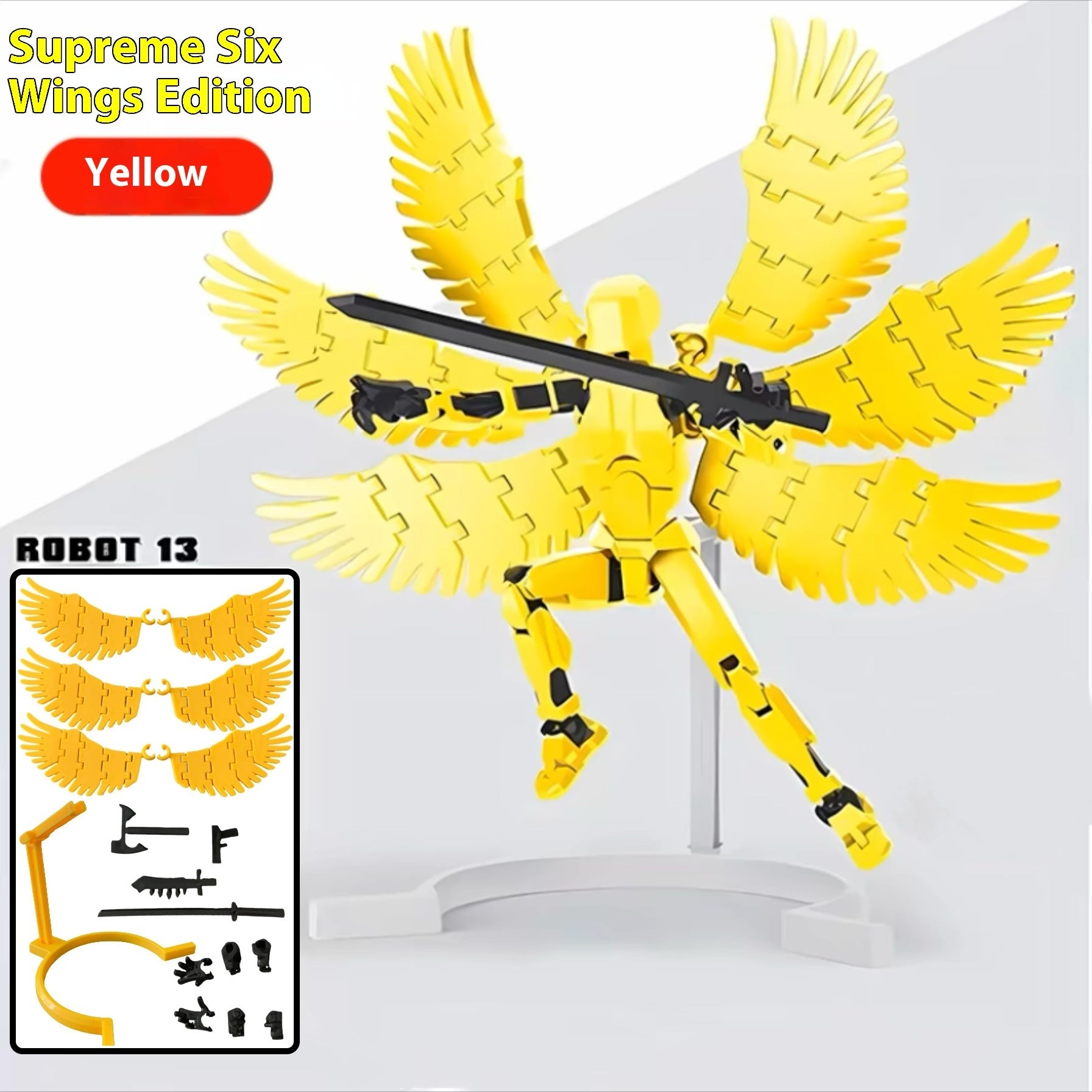 3D Printed Articulated Robot Action Figure