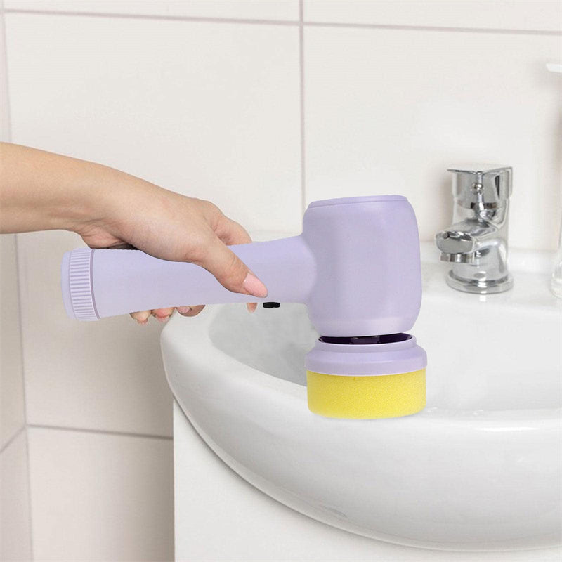 Electric Cleaning Brush 4 In 1 Spinning Scrubber - Portable & Powerful