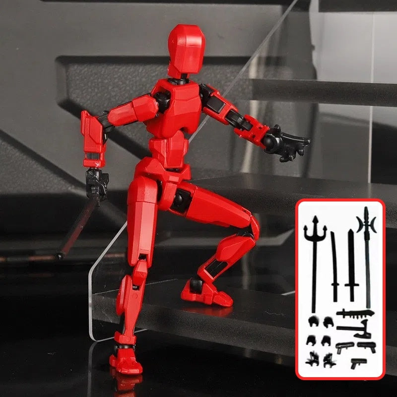 3D Printed Articulated Robot Action Figure