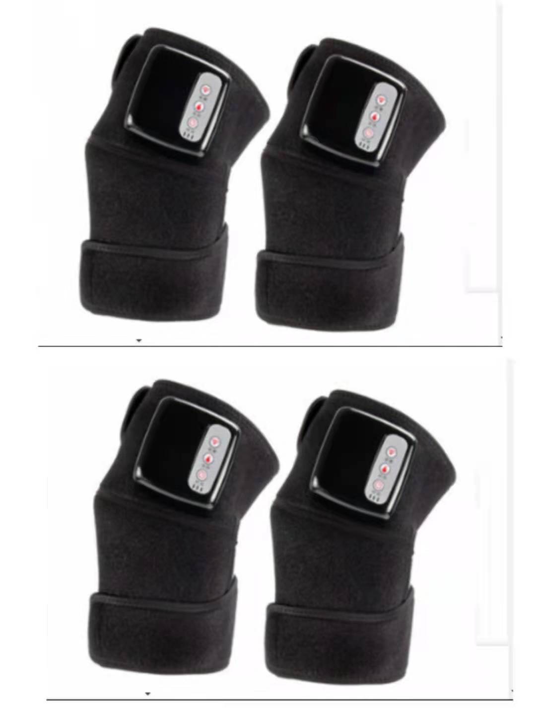 Electric Infrared Heating Knee Massager - Rechargeable Pain Relief with Vibration Therapy