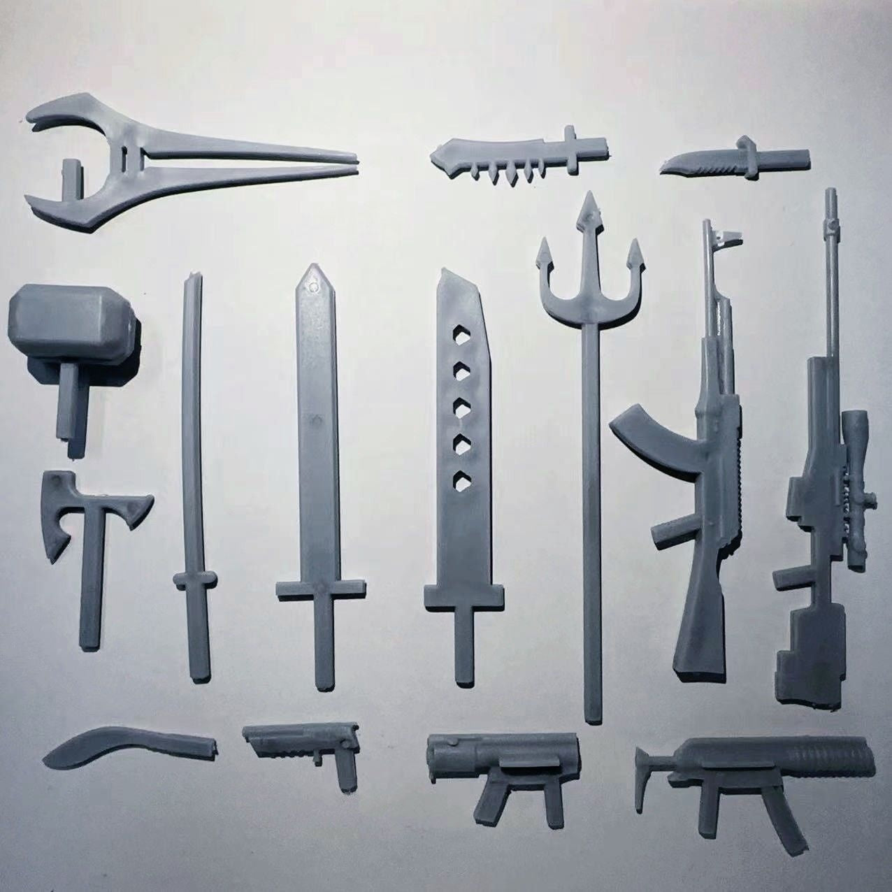 3D Printed Articulated Robot Action Figure