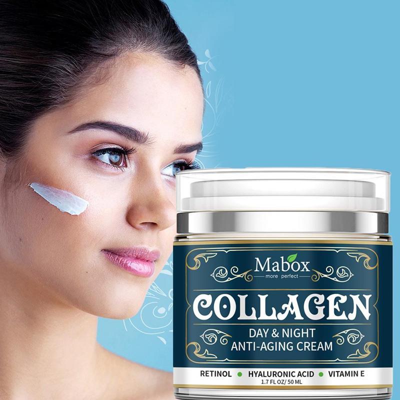 Collagen Anti-Aging Face Cream with SPF10 - Moisturizing Wrinkle Remover (50g)