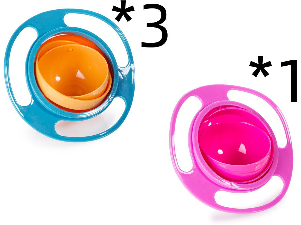 360-Degree Rotating Spill-Proof Baby Bowl