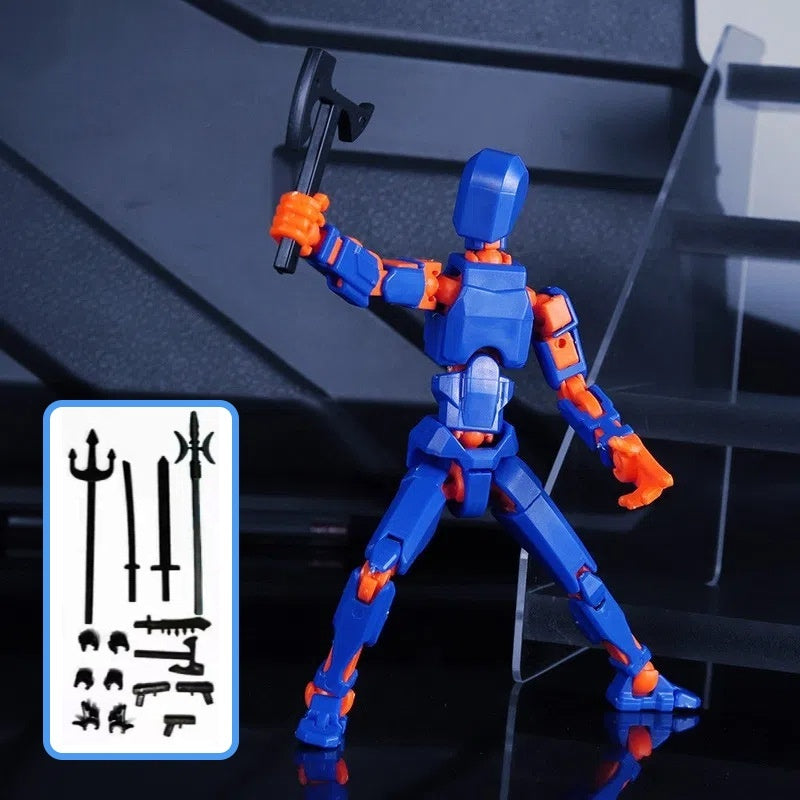3D Printed Articulated Robot Action Figure